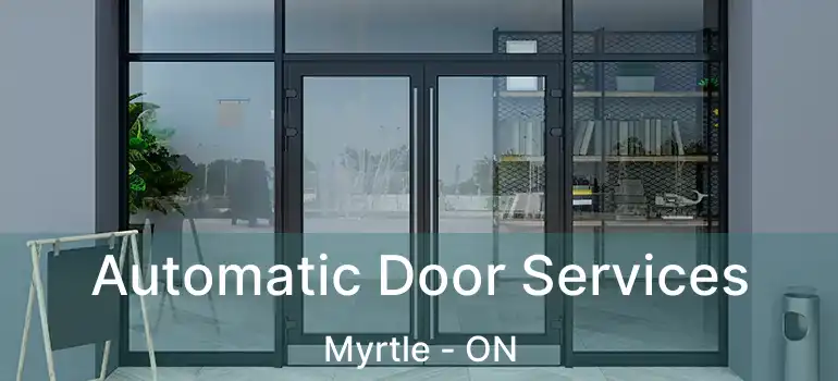  Automatic Door Services Myrtle - ON