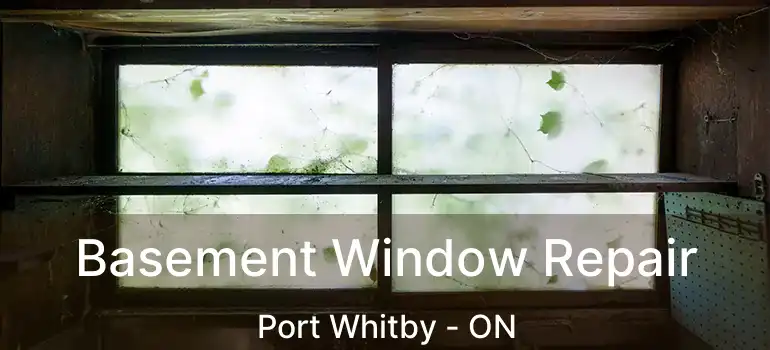  Basement Window Repair Port Whitby - ON