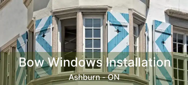  Bow Windows Installation Ashburn - ON