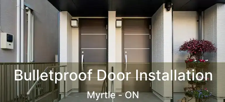  Bulletproof Door Installation Myrtle - ON