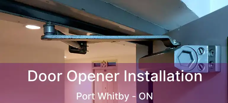  Door Opener Installation Port Whitby - ON
