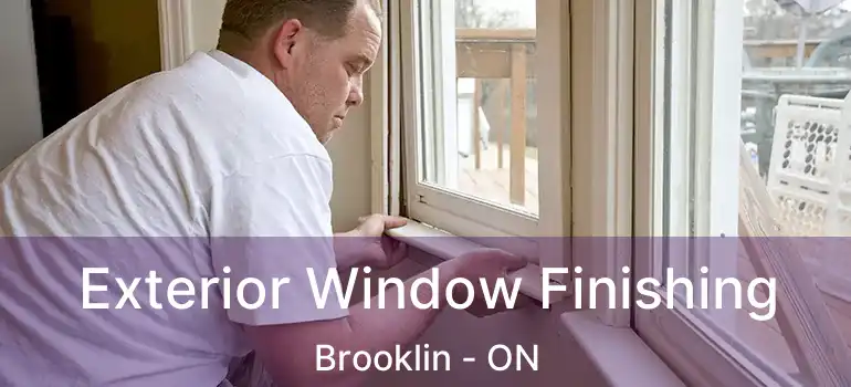  Exterior Window Finishing Brooklin - ON