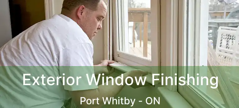  Exterior Window Finishing Port Whitby - ON
