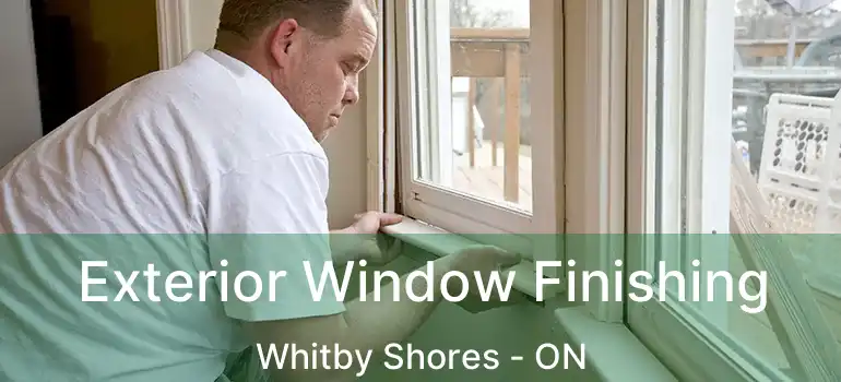  Exterior Window Finishing Whitby Shores - ON