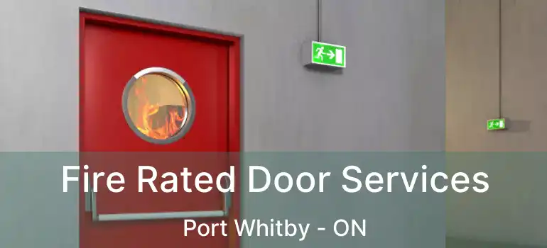  Fire Rated Door Services Port Whitby - ON