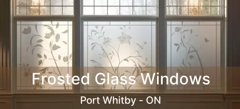  Frosted Glass Windows Port Whitby - ON
