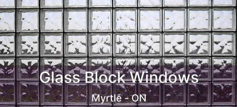  Glass Block Windows Myrtle - ON