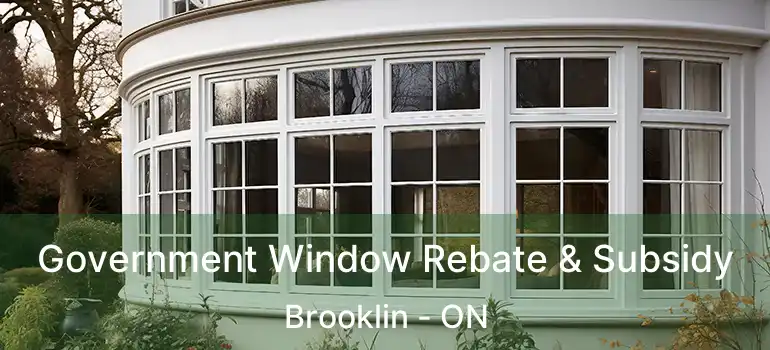  Government Window Rebate & Subsidy Brooklin - ON