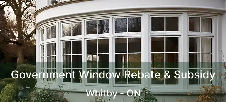  Government Window Rebate & Subsidy Whitby - ON