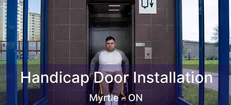  Handicap Door Installation Myrtle - ON