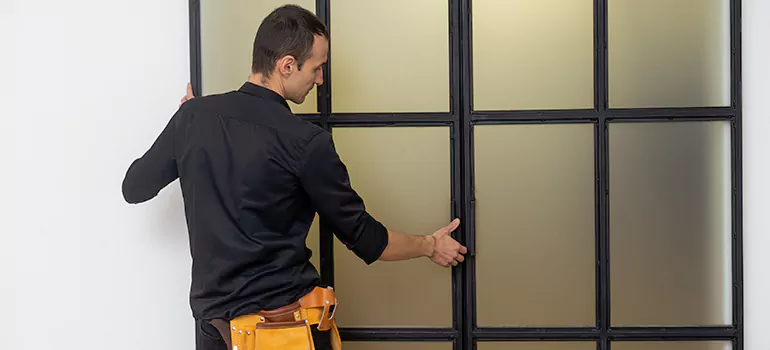 Patio French door installation in Whitby, ON