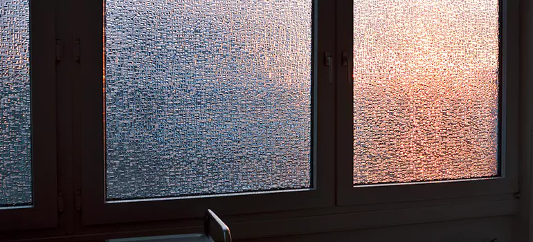 Frosted Glass Window Replacement in Whitby, Ontario