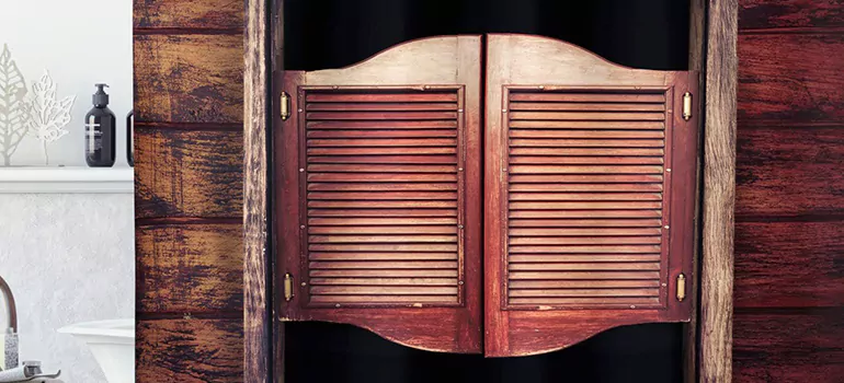 Installing Saloon Door Hinges in Whitby, ON