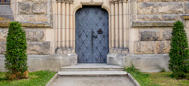 Traditional Double Front Doors in Whitby, Ontario