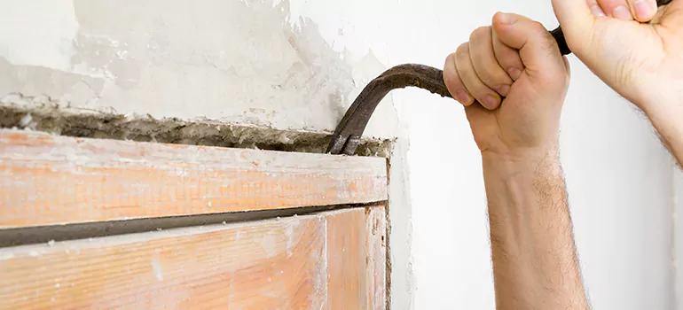 Wooden Garage Door Repair in Whitby, Ontario