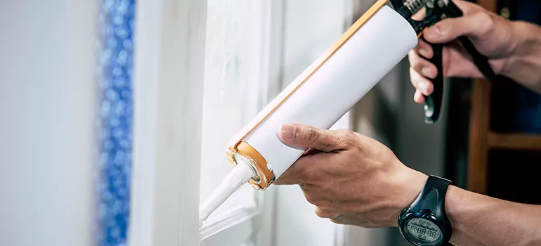 Residential Window Caulking in Whitby, Ontario