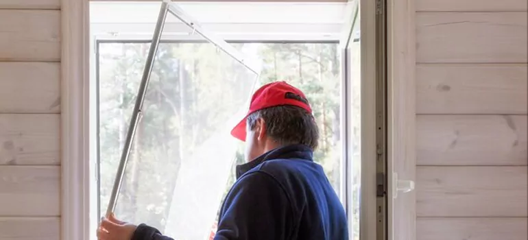 Expandable Window Screen Installation in Whitby, Ontario