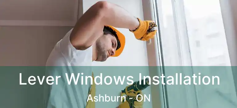  Lever Windows Installation Ashburn - ON