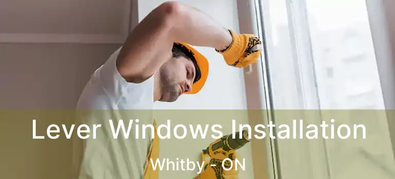  Lever Windows Installation Whitby - ON