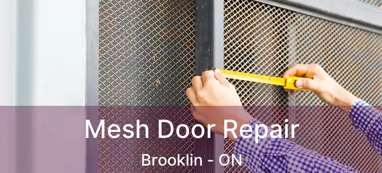  Mesh Door Repair Brooklin - ON