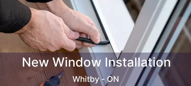  New Window Installation Whitby - ON
