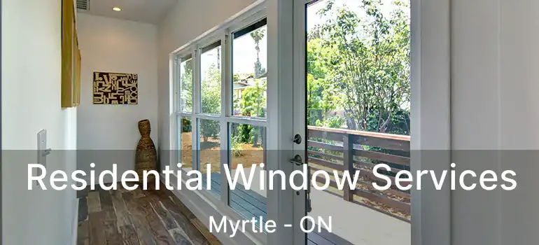  Residential Window Services Myrtle - ON