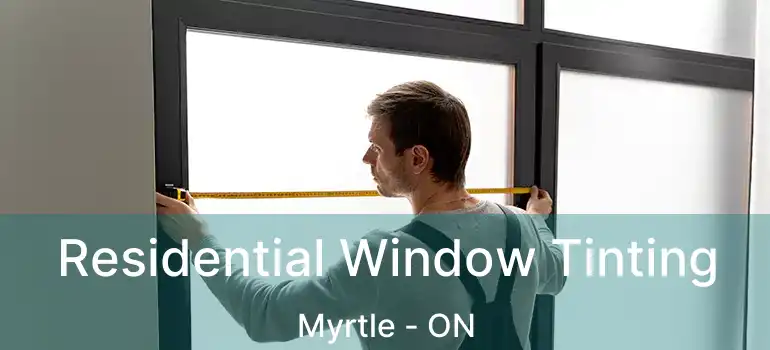  Residential Window Tinting Myrtle - ON
