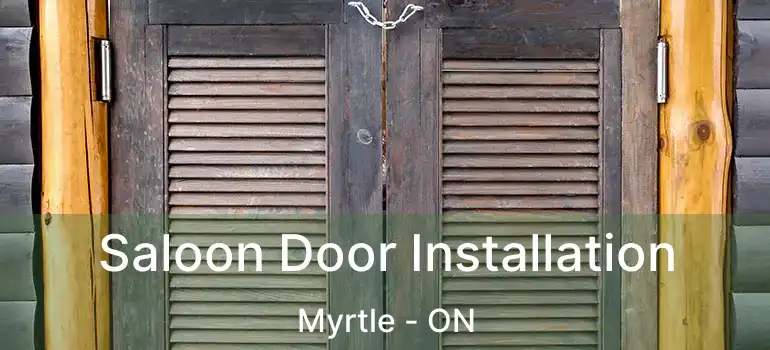  Saloon Door Installation Myrtle - ON