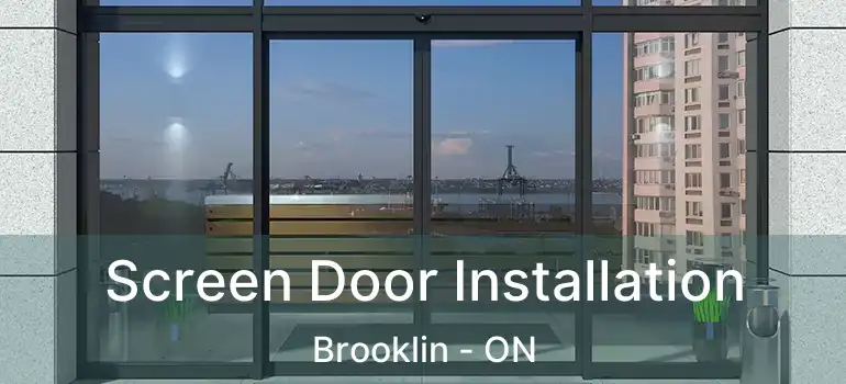  Screen Door Installation Brooklin - ON