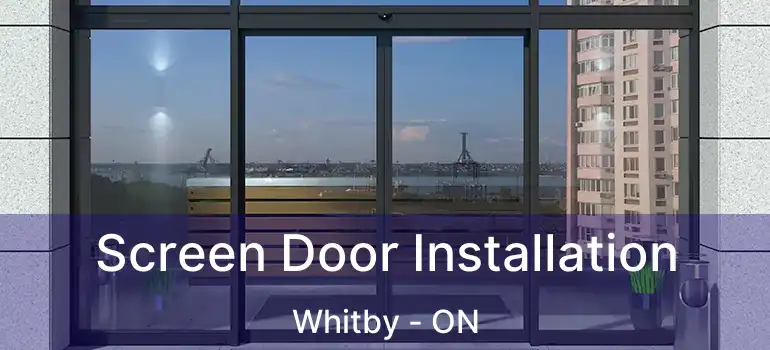  Screen Door Installation Whitby - ON