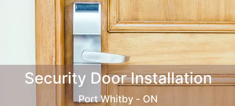  Security Door Installation Port Whitby - ON