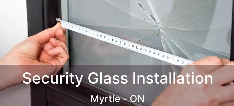  Security Glass Installation Myrtle - ON