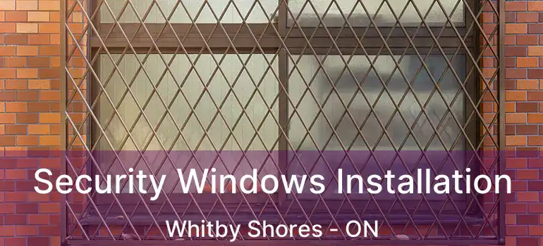  Security Windows Installation Whitby Shores - ON