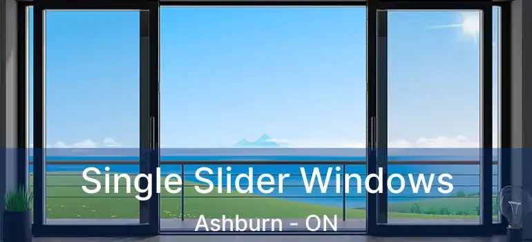  Single Slider Windows Ashburn - ON
