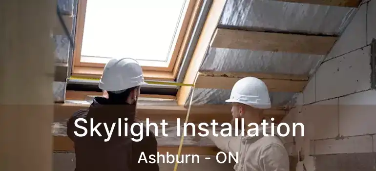  Skylight Installation Ashburn - ON