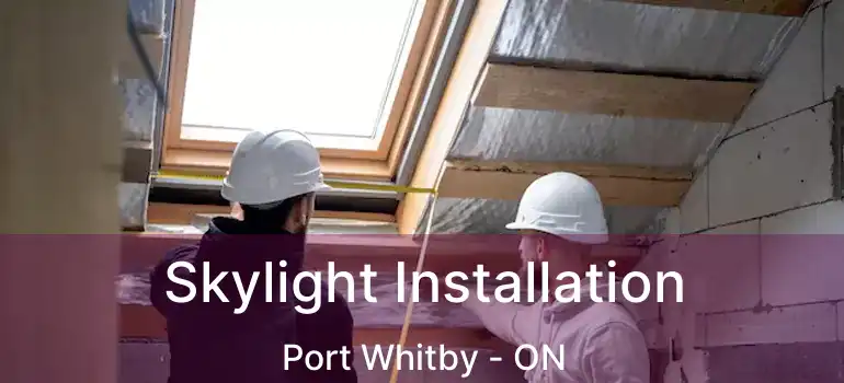  Skylight Installation Port Whitby - ON