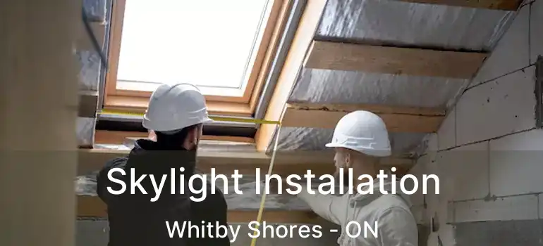  Skylight Installation Whitby Shores - ON