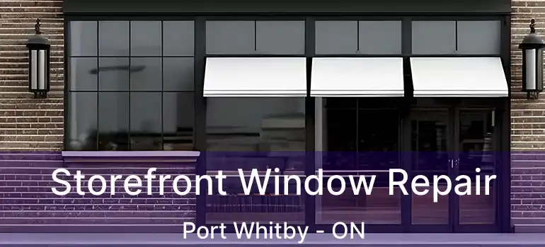  Storefront Window Repair Port Whitby - ON