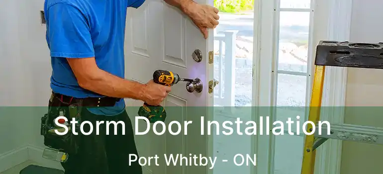  Storm Door Installation Port Whitby - ON