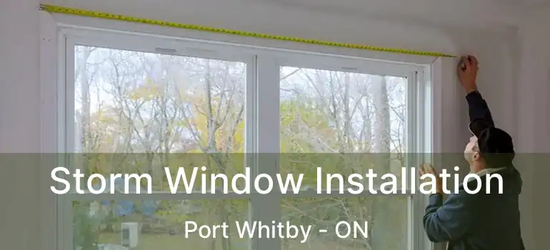  Storm Window Installation Port Whitby - ON