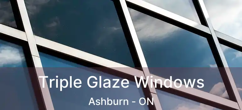  Triple Glaze Windows Ashburn - ON