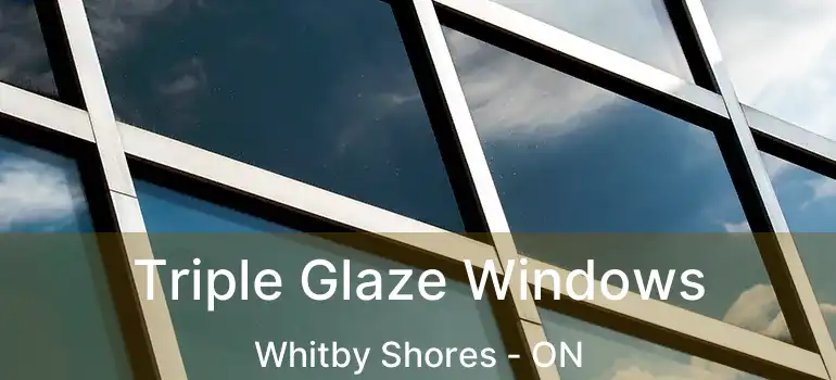  Triple Glaze Windows Whitby Shores - ON