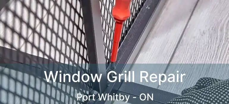  Window Grill Repair Port Whitby - ON