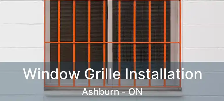  Window Grille Installation Ashburn - ON