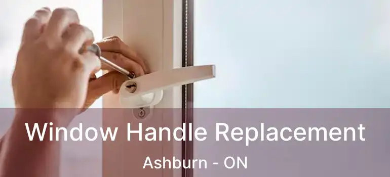  Window Handle Replacement Ashburn - ON