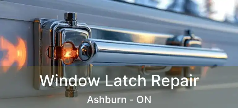  Window Latch Repair Ashburn - ON