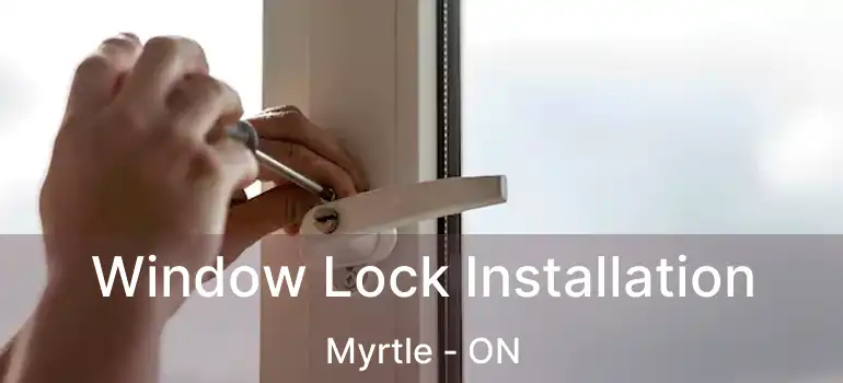  Window Lock Installation Myrtle - ON