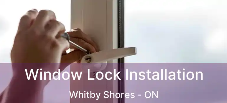  Window Lock Installation Whitby Shores - ON