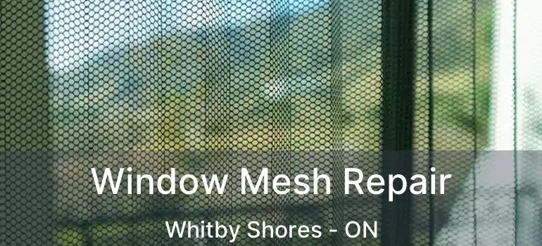  Window Mesh Repair Whitby Shores - ON