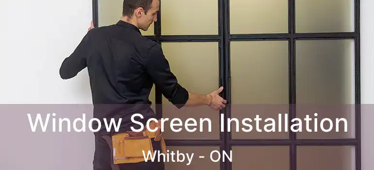 Window Screen Installation Whitby - ON